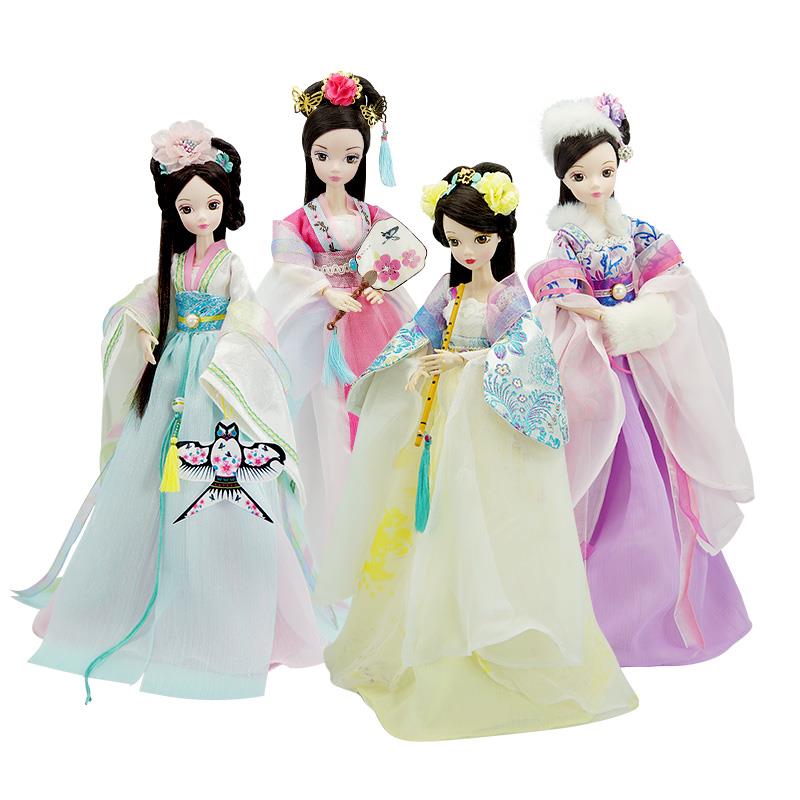 古装可儿娃娃OB24 叶罗丽BJD心怡丽佳女兵人小布娃娃女孩玩具礼物