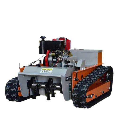 全地形除草机果园农用柴油动力无线遥控割草机履带爬坡王碎草机