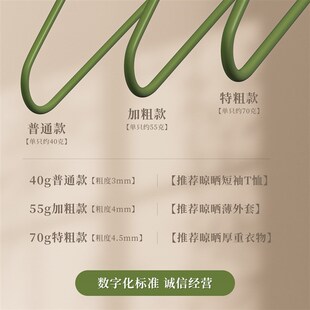 顺艺衣架防滑无痕加粗家用挂衣不易鼓包晾衣服成人挂衣撑子钢芯