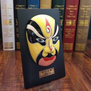 京剧脸谱挂件面具摆件餐厅火锅店装饰小号中国特色礼品送老外礼物