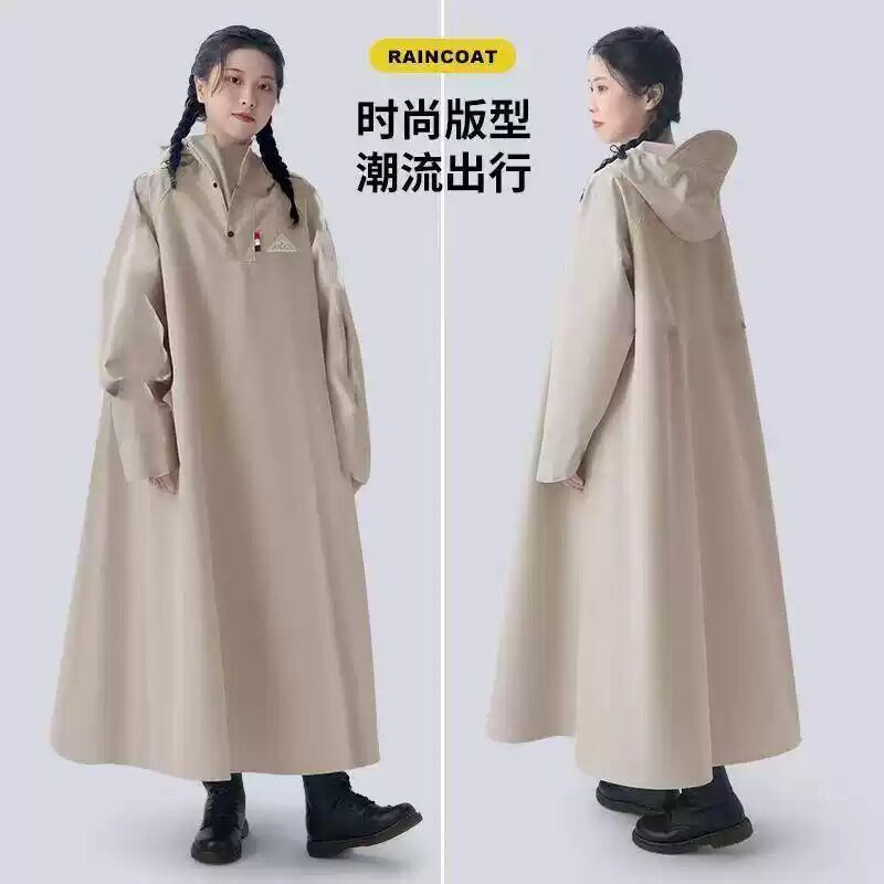 电动车专用牛津布长款防暴雨雨衣