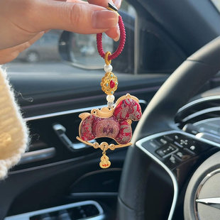 【马上有钱】非遗宋锦包挂件纯手工车挂挂饰钥匙扣新年礼物送人