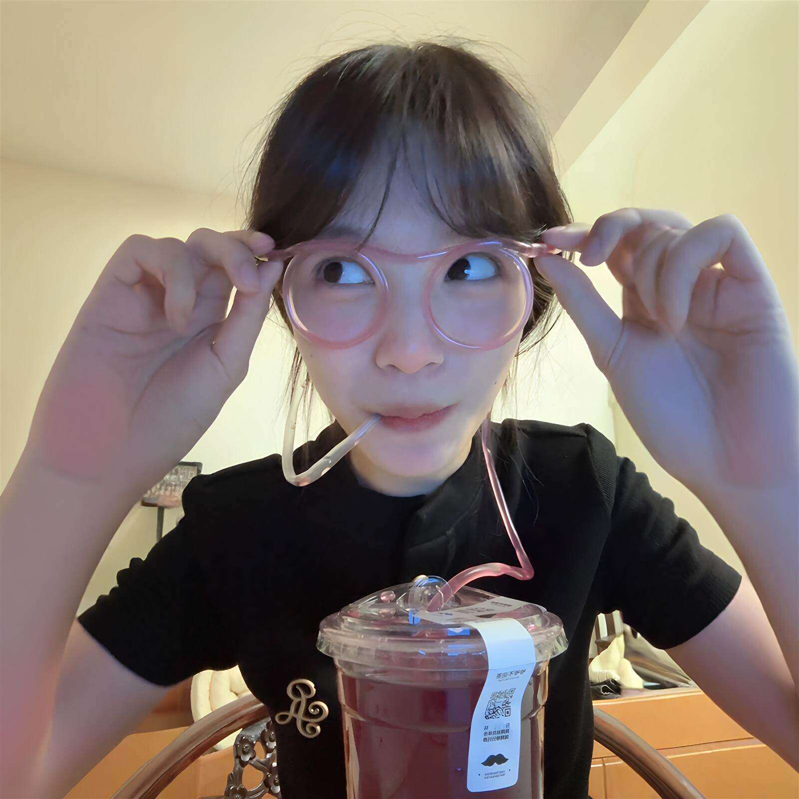 呆萌搞怪超长食品级吸管