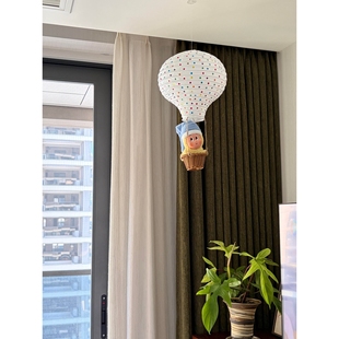 【家居好物】热气球空中吊饰公仔玩偶收纳展示架客厅装饰摆件挂饰