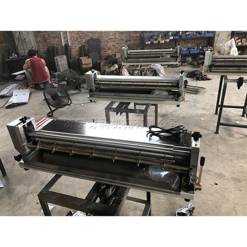 不锈钢台式胶水机 书本包装礼盒上胶机 瓦楞纸板压纸滚筒过胶机