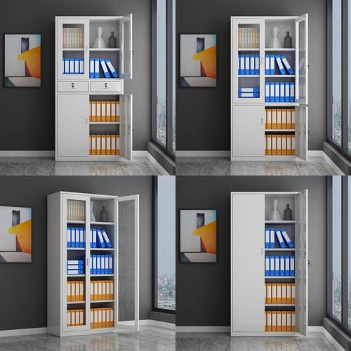 宿舍铁加皮储物柜二二门更衣办门衣厚钢制公室文件柜二门员工衣柜