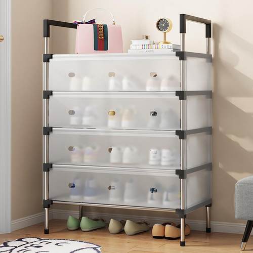 鞋架子简简CLF易门口用防尘出租屋用小约小型家收纳鞋窄架结实经