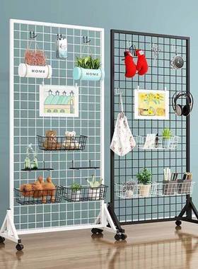 艺饰经典黑色品作品展示架品网货架格幼儿园作画展画室展览铁架展