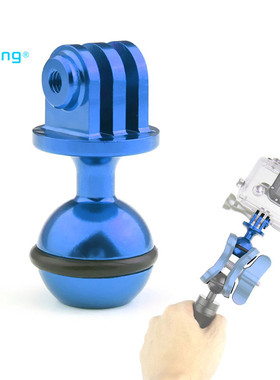 BGNing一英寸云台支架潜水摄影适用GoPro109球头座Insta360固定座