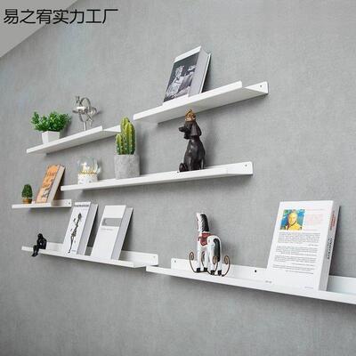 墙上置物架架EST一字隔客厅创饰意装架墙板面展示美甲店指甲油