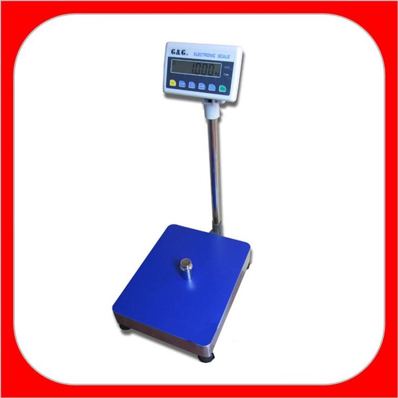 双杰TC200K300K电子天平载重200kg精度1g电子台秤落地磅秤带电池