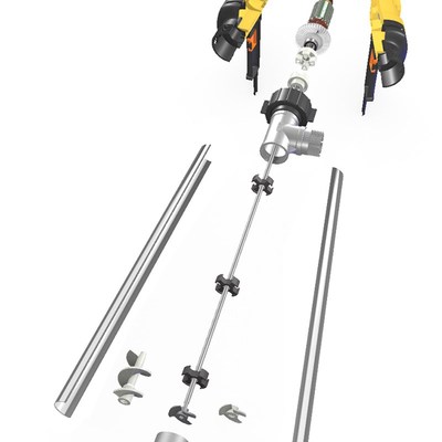 电动油泵配件三通抽油泵叶轮联轴器万向节内杆RPP叶轮四氟叶轮