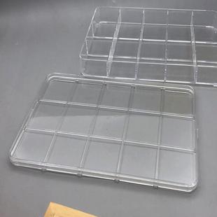 饰品首收纳盒盘透格ZHY明亚克力割格子分盘珠宝饰佛珠展示盒