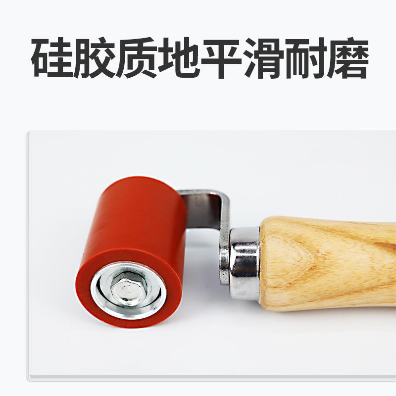 塑料焊枪压轮热风枪配件双轴篷布耐高温胶双滚轮硅承PVC防水无品