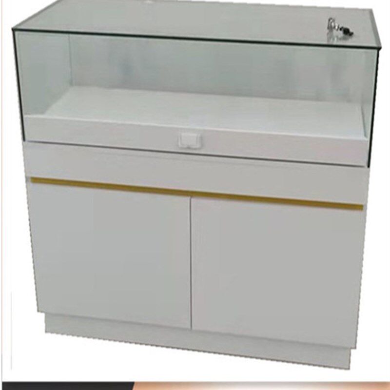 玻璃展示柜饰品珠宝模型陈列柜台多功能烤漆现代简约中岛柜可定制