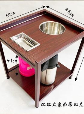 将边茶水架麻将桌高茶几麻将机茶几麻将加馆棋麻ILP牌室加厚麻将