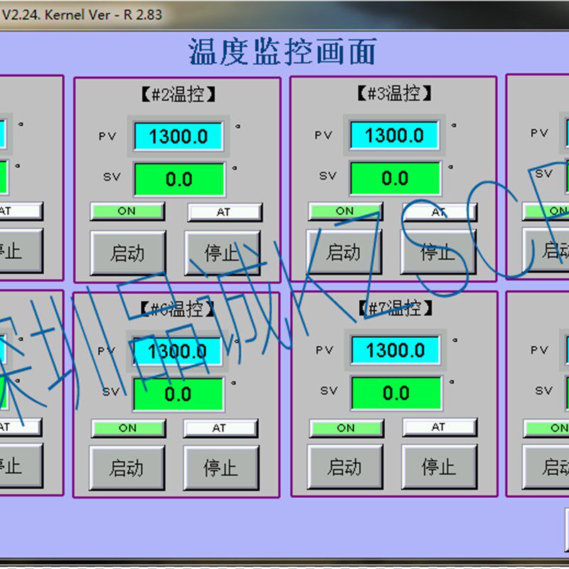 多路温控模块 12通道温控模块 12温度控制器带通信485MODBUS RT