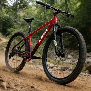 美涵达27.5 29寸山地自行车单盘8速油压碟刹超轻通勤越野男女学生