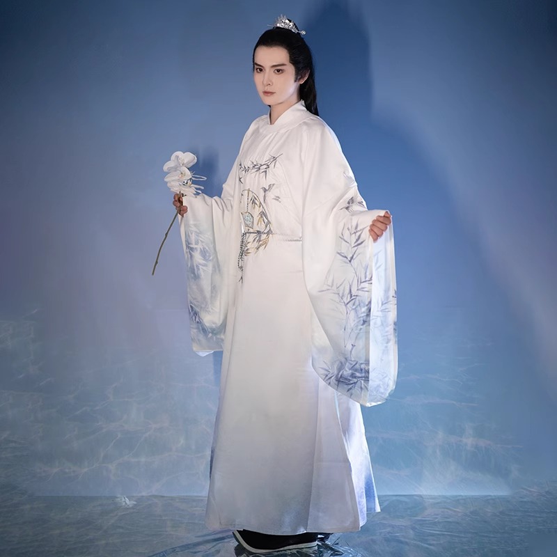 2025新款原创汉服唐制圆领袍套装中国风男款明制道袍男士唐装