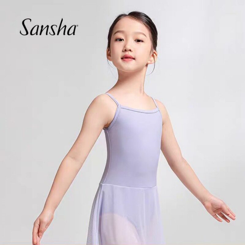 2026新款三沙儿童舞蹈服夏季吊带女童芭蕾舞裙连体练功服考级中国