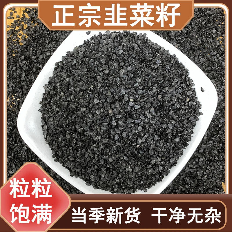 野生韭菜籽正宗男性韭菜籽生韭菜子50g-500g泡水泡酒泡茶辣木籽