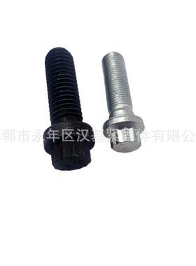 MJ螺纹钛合金十二角法兰螺栓DIN65438梅花头汽车12角法兰面螺钉