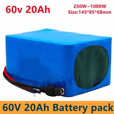 60V20AH16S2P18650锂离子电池组67.2V锂离子20000mAh