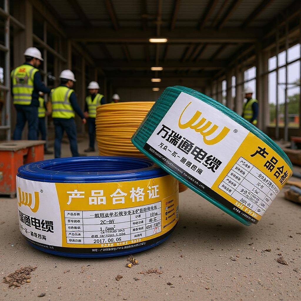 万瑞通电线电缆BVRBV1.5/2.5/4平方纯铜国标家装用多股单芯软线