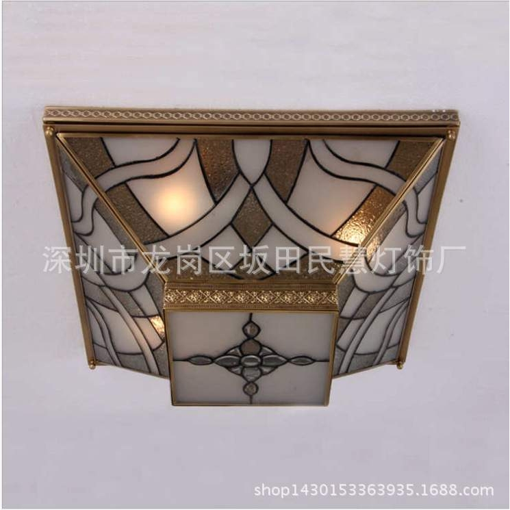 供应 LED全铜焊锡灯 欧式全铜吸顶灯