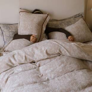 意法丝绒宽边全棉60支色织立体升级浮雕提花四件套100支火山磨毛