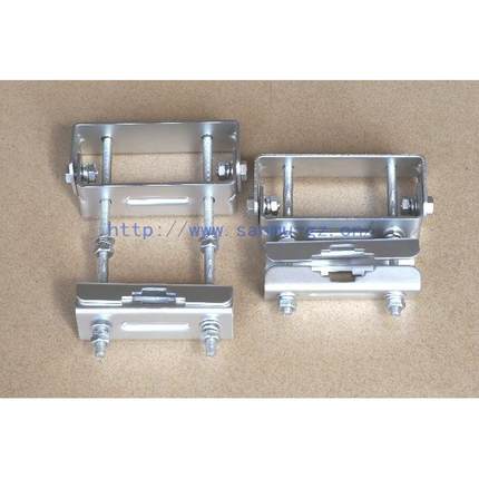 AP铸铝防水盒支架021系列铝盒专用抱杆夹具