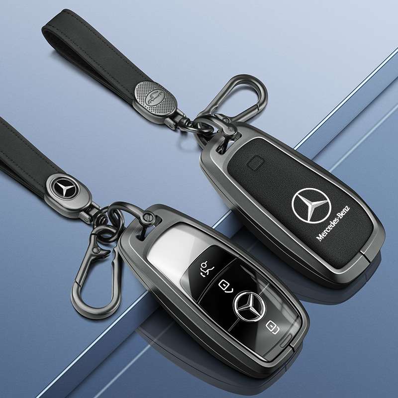 适用奔驰e300l钥匙套c260l包c200l扣gla200l壳gle级glc300l车s400