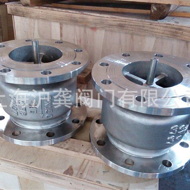 沪工唐工HC41X-16P不锈钢消声止回DN50 80 100 125 150 200 300