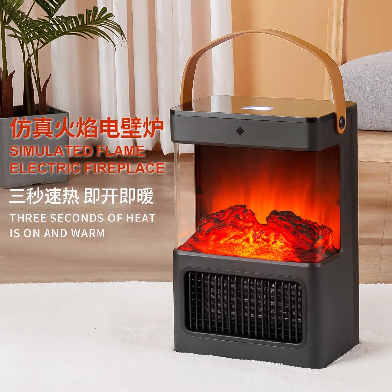壁炉取暖器创意仿真火焰电热暖气家用卧室暖风机壁炉冬季