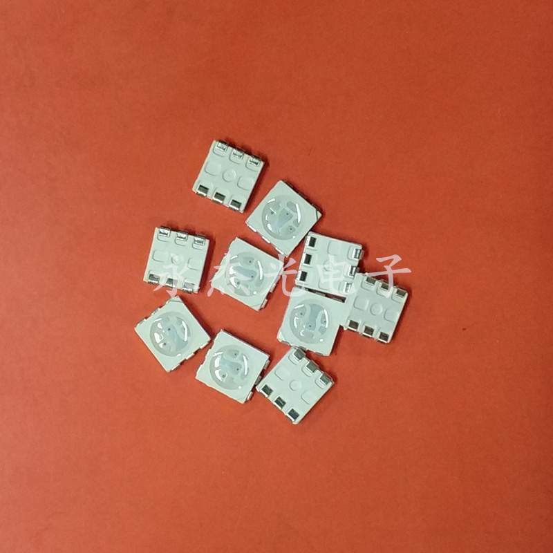 现货供应5050贴片LED红色发光二极管高亮LED5050灯珠红光5050红灯