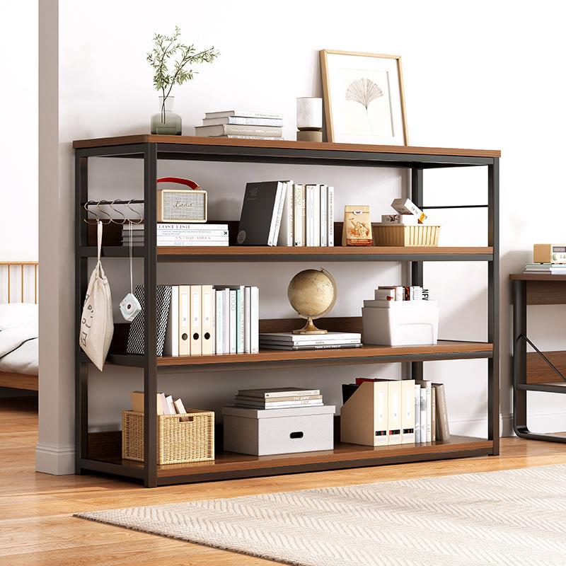 书架置物架落地客厅展示柜办公室绘本收纳架简易家用学生书柜