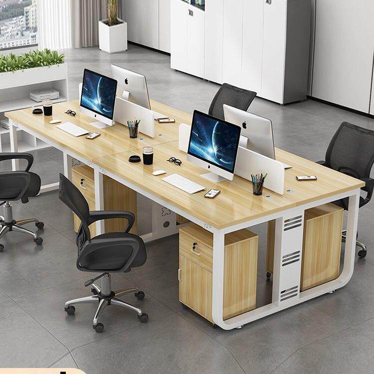 包邮办公桌椅组合简约现代电脑桌四六人位屏风卡座职员桌办公室员