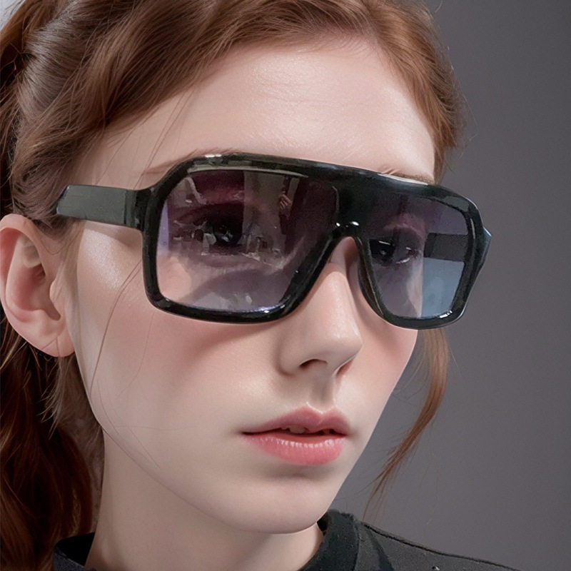 欧美复形大框蛤蟆镜2025新款时尚潮流男女开车防紫外线太阳镜