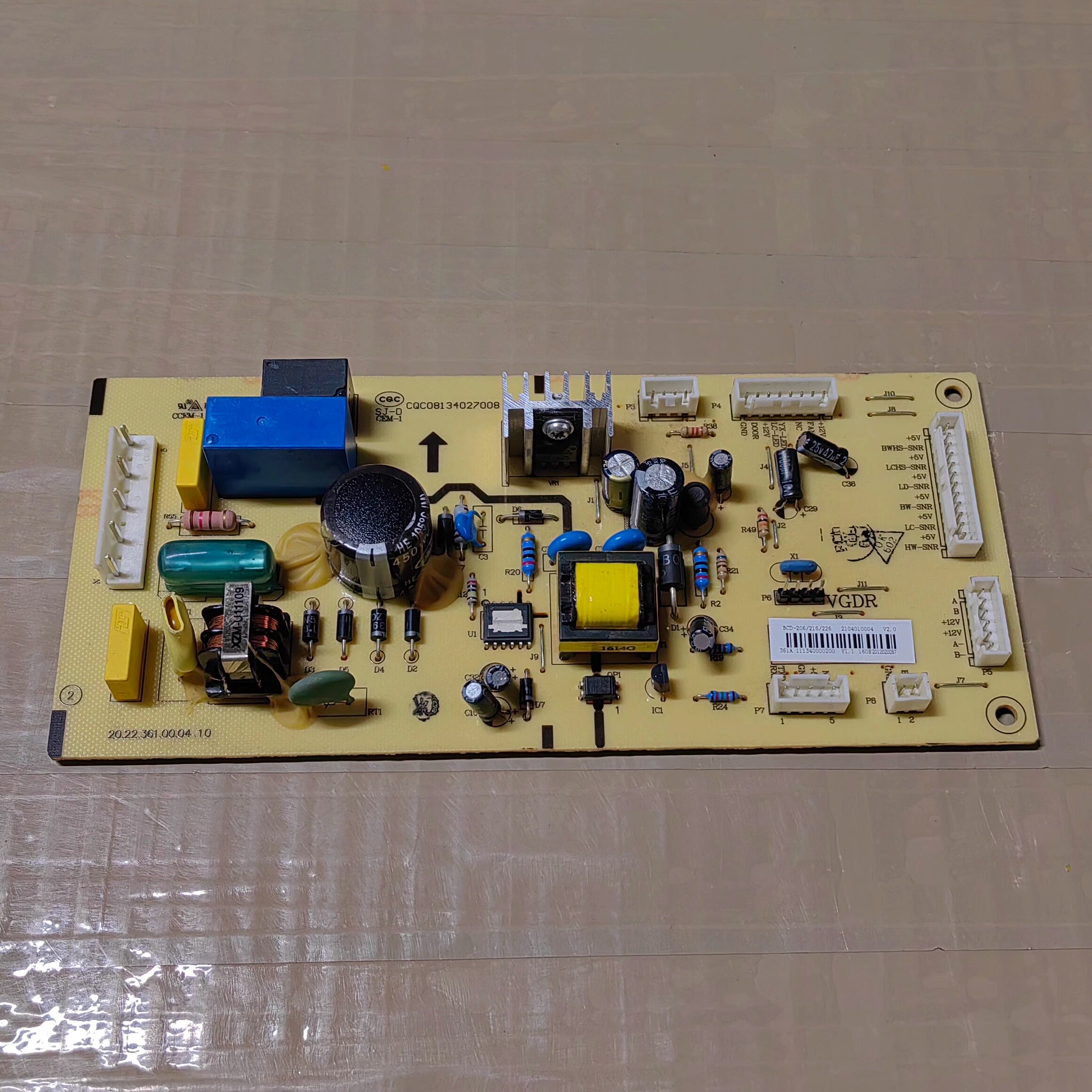 TCL冰箱电脑板BCD-220EZ60 BCD-206/216/226 2104010004控制主板