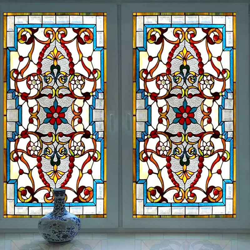 玄关隔断艺术玻璃j屏风玻璃门窗彩绘玻璃吊顶教堂玻璃双面钢化玻