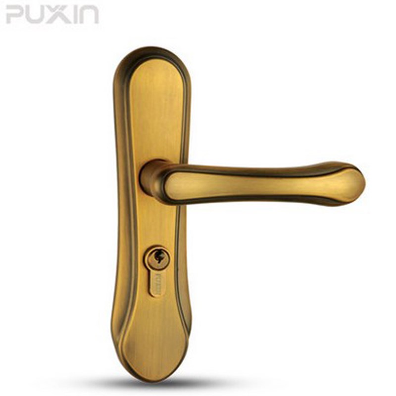 普鑫门锁欧式简约h 卧室房门锁 门把手 室内实木移门门锁GH20-981