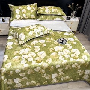 6冰丝席清仓床单冰丝凉席可机三件套夏季可折叠席子折叠空调席