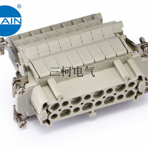 WAIN唯恩 HE-016-F.AV.L 16芯母芯16针 哈丁WEVEL威乐重载连接器