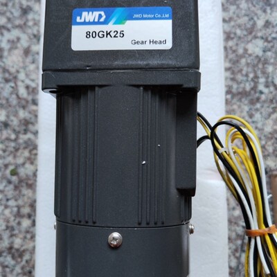 80GK25 胶装机专用减速电机加刹车 40W220V JWD MOTOR