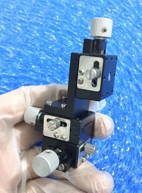 X轴燕尾槽平台LWFX40/25/60精密微调螺杆驱动手动滑台XYZ轴位移台