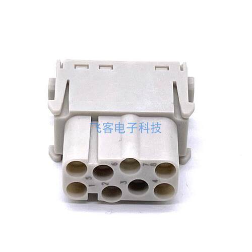 WAIN唯恩 HMEE-008-FC 16A 8针/8芯母芯模块 浩亭连接器Harting