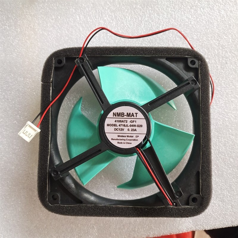 4715JL-04W-S20 12V 0.23A NMB-MAT适用冰箱散热风扇通风机2线全