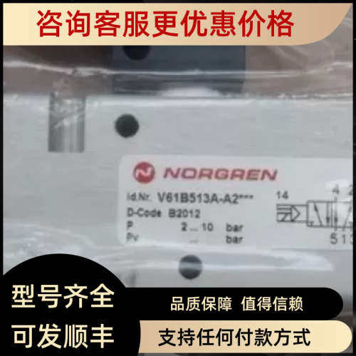 议价V61B513A-A2诺冠搅拌站电磁阀 V63D513A-A213J V62C513A-A2