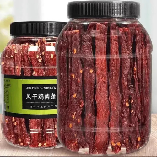 风干鸡肉干鸡胸肉条减低耐嚼卡脂休闲晚上解饿馋食品零食即食健身