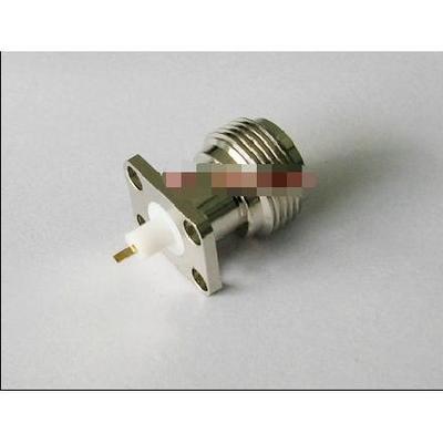 高频头 N母法兰盘 N-KFD四孔方板座开槽pcb平板或圆筒大天线用